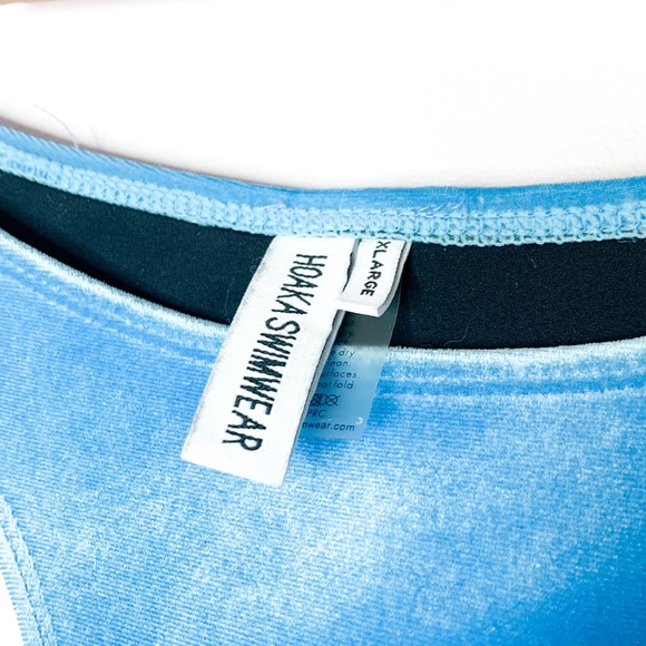 Hoaka Swimwear Blue Velvet bikini Bottoms size XL - Picture 2 of 3